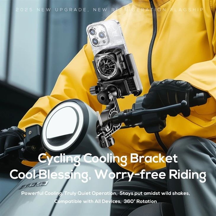MEMO GW06 Bike Motorbike Phone Cooling Holder For E Bike Bicycle Motorcycle